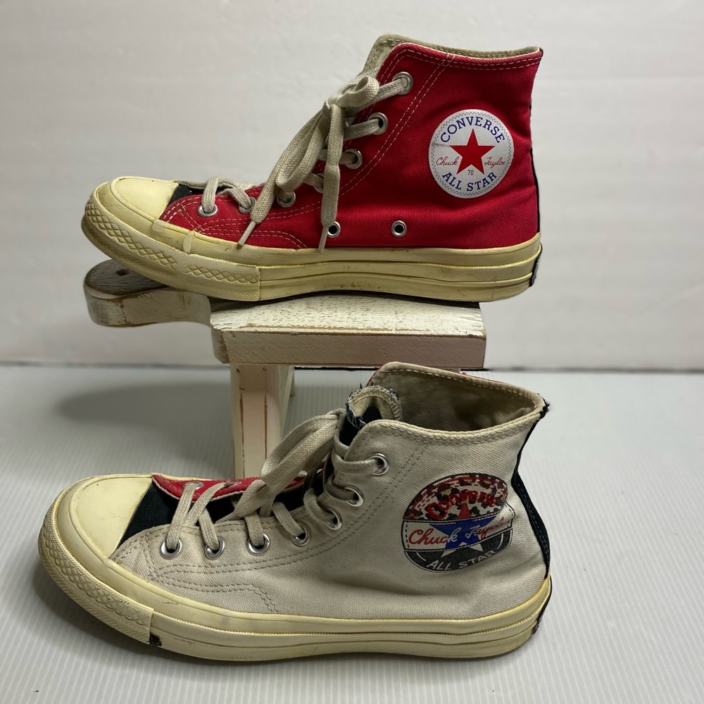 Converse Chuck Taylor High-Top Canvas Sneakers Womens 8 Mens 6 Distressed Skater